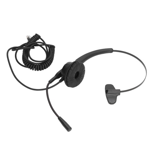 Rj9 Telephone Headset Noise Canceling Single Sided Spring Wire Headphone Wit IDM - Zdjęcie 7 z 12