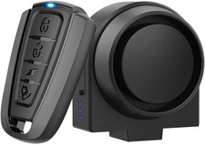 Wireless Remote Bike Alarm: 115Db Super Loud Bicycle Vibration Motion Sensor Sir