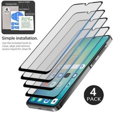 4X/8X Clear For Samsung Galaxy A06 Case Friendly Tempered Glass Screen Protector