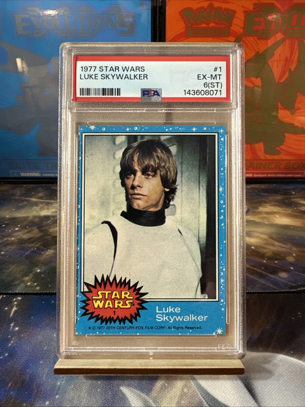 Luke Skywalker - 1977 Topps Star Wars #1 PSA 6 (ST)