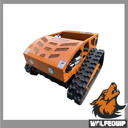 21in Tracked Remote Control Lawn Mower Garden Automatic Grass Cutter Wolfequip