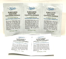 5 X Kiehl  s Rare Earth Deep Pore Cleansing Masque 0.17oz/5ml Travel size New