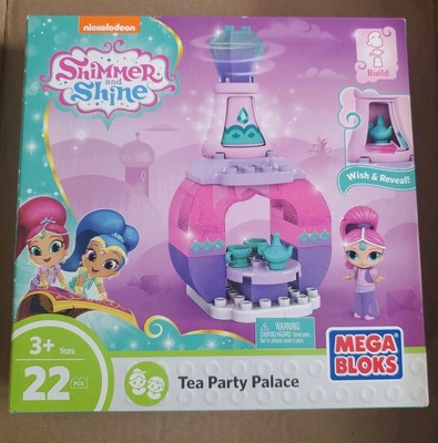 Mega Bloks Shimmer and Shine Genie Palace Bottle Shimmer Tea Party Building Set