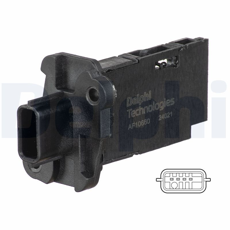 DELPHI-OE AF10660-12B1 Mass Air Flow Sensor for INFINITI,NISSAN,OPEL,RENAULT,VAU