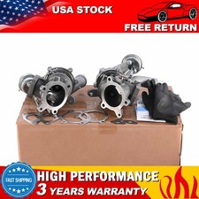 New Left & Right Twin Turbo for 10-19 Ford Ex...