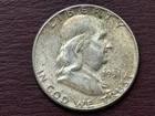 1951 FRANKLIN HALF DOLLAR 90% SILVER .50¢ UNITED STATES   (A224)