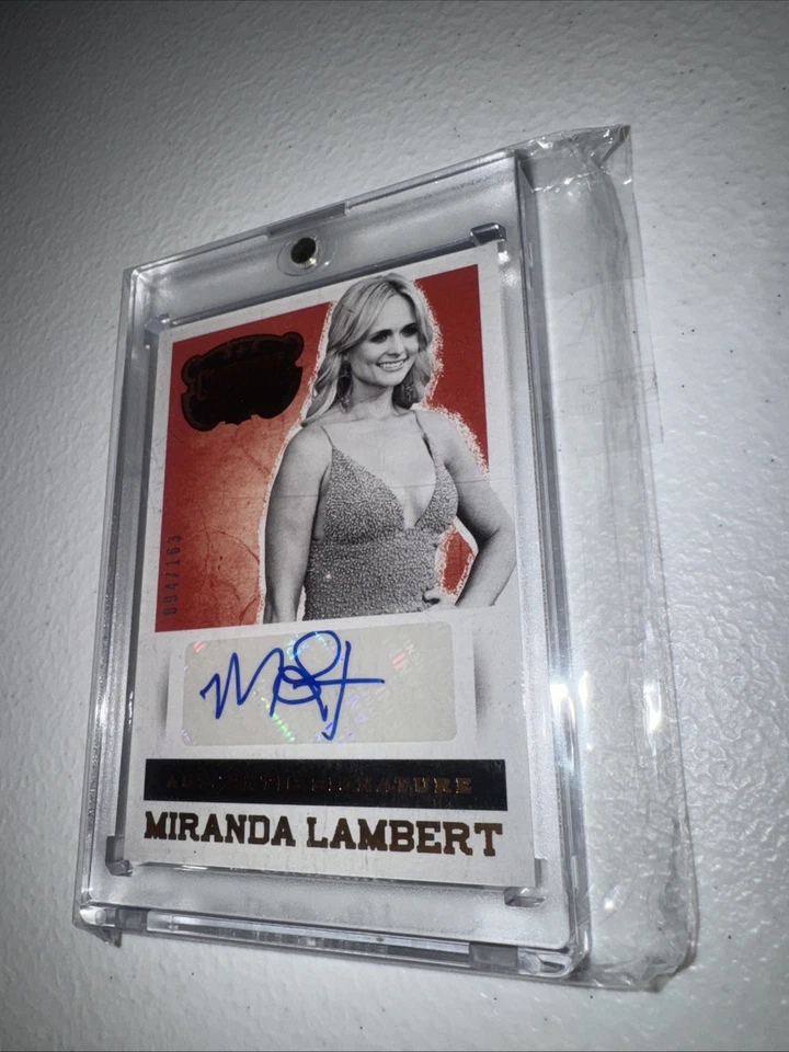 Miranda Lambert AutoPanini Country Music Autograph Americana 094/163 - Image 3 of 4
