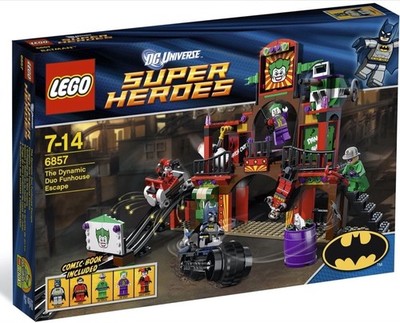 Lego 6857 DC Comics Super Heroes Dynamic Duo Funhouse Flucht Neu
