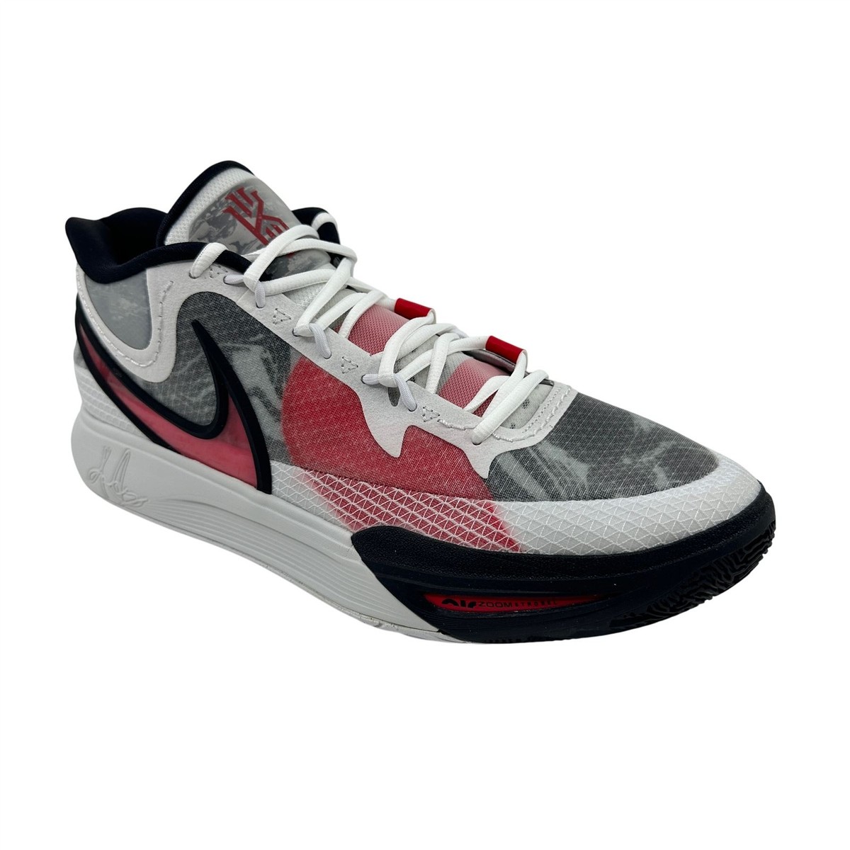 Nike‎ Air Zoom Kyrie 8 White University Red Black Sneakers Men\'s 10.5 Nike Kyrie 8 White University Red NEW Men Basketball  main image 2