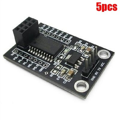 5Pcs 5V-3.3V Wireless STC15L204 Mcu AMS1117 Driver Board NRF24L01 Uart Interf hi