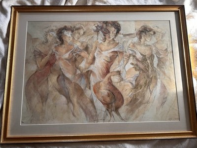 Gary Benfield  Invitation to the Ball  Signed Numbered Out Of 650 Framed 42x32