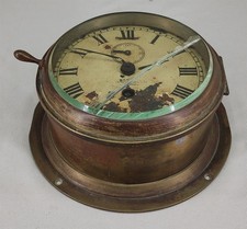 SEWILLS LIVERPOOL SHIPS CLOCK - GOOD COVENTRY ASTRAL MOVEMENT - SPARES / REPAIR