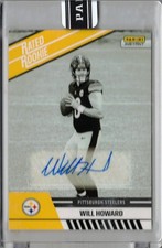 2025 Panini Instant Rated Rookie Retro Black & White RRR-32 Will Howard Auto 1/1
