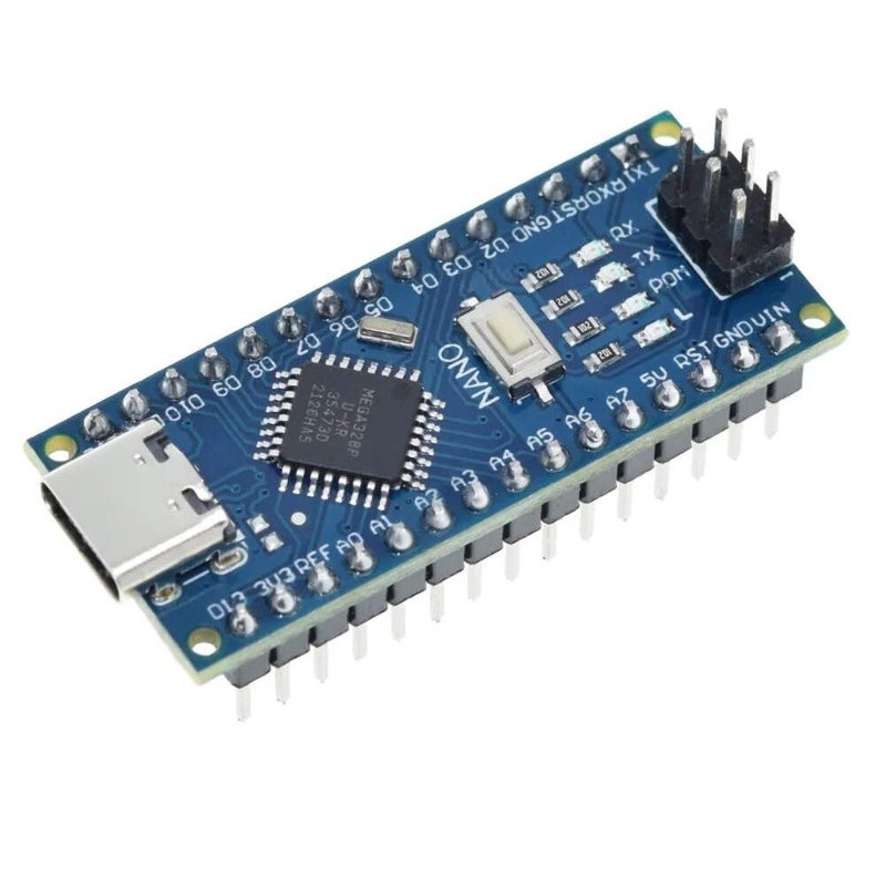 Arduino Nano V3.0 Compatible ATmega328P CH340 5V 16MHz, USB-C, Soldered