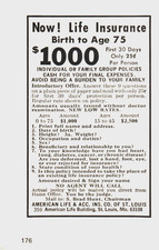 American Life Insurance S. Brad Hunt Chairman St. Louis MO 1970s Print Ad 426