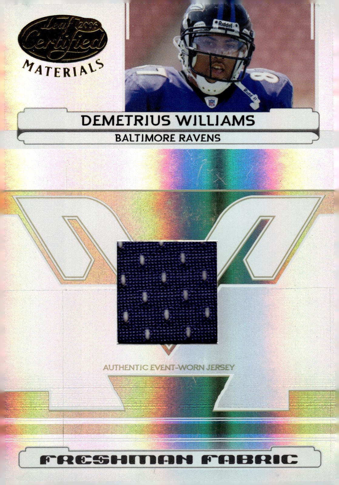 DeAngelo Williams Leaf Certified Materials #227 Materials