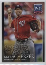 2019 Update 150 Years of Professional Baseball Black 24/299 Max Scherzer 04br