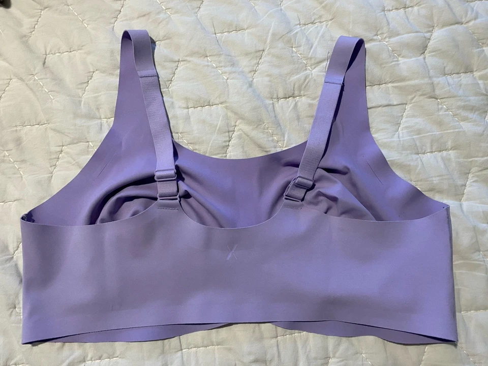 Knix Lavender Nylon Pullover Bra Size XXXL+ (42DD) No Padding - Image 2 of 4