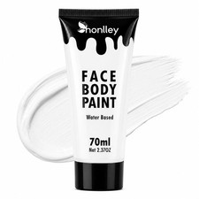 Honlley White Face and Body Paint, 2.37 Oz