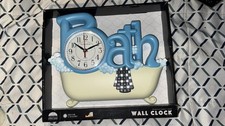 American Dream Bathroom Theme Wall Clock Non-...