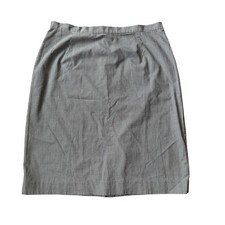 Vintage Casual Corner Black White Checkered Pencil Skirt Sz 10 Chic Classic 90's