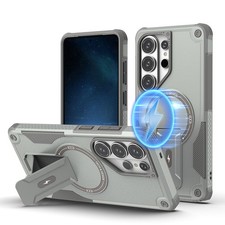 For Samsung Galaxy A16 A17 A26 A36 A35 A54 Phone Case Mag Safe Shockproof Stand