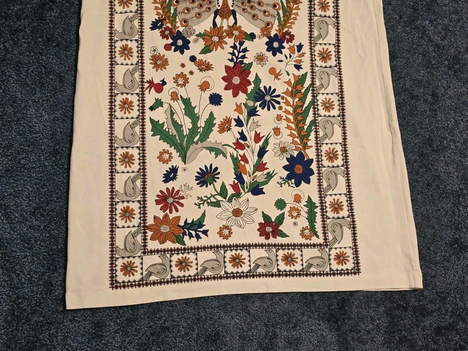 Abito maglietta manica corta Tory Burch KERRY PAACOCK XL XLARGE Pima cotone 34 5x24