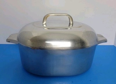 Vintage Wagner Ware Sidney -0- 4263 Magnalite Roasterette 4.5 Quart & Lid