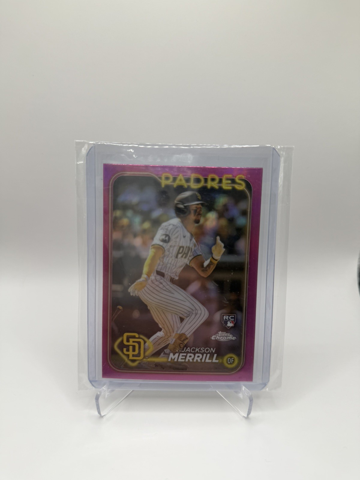 2024 Topps Chrome - Jackson Merrill #207 Pink Refractor (RC)