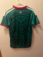 adidas Mexico Soccer Jersey Green Red White National Team Shirt Size Medium