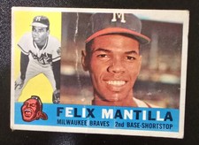1960 Topps #19 Felix Mantilla