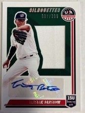 2022 Panini Stars and Stripes USA Baseball Silhouettes Jersey/Bat Pick From List