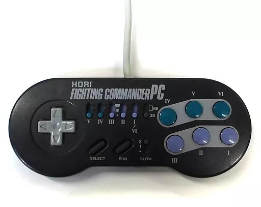 PC Engine Controller HORI Fighting Commander PC 6 Button HPJ-07 NEC PCE