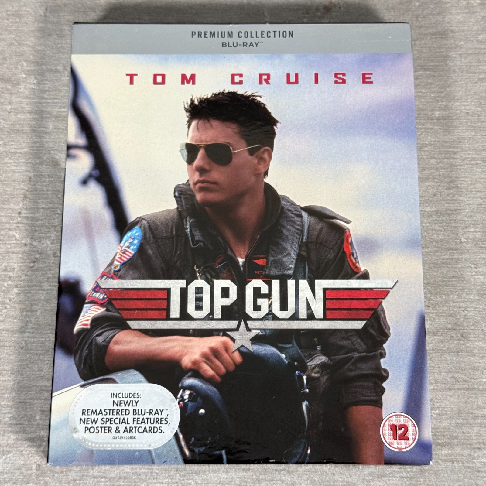 Top Gun Blu-ray - Premium Collection Poster Art Cards 1986 Action Tom Cruise