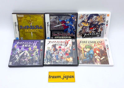 Lot 6 DS 3DS Fire Emblem Shadow Dragon Mystery Awakening Dark Bright Tested