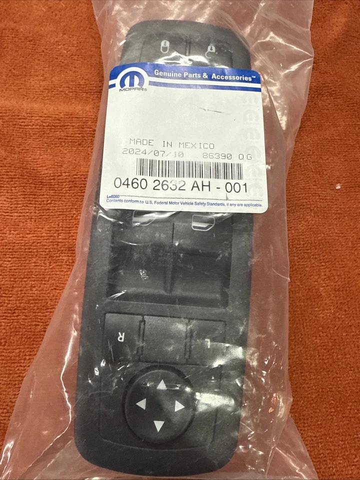 Mopar OEM Part 04602632AH Front Left Door Window Switch - Image 2 of 4
