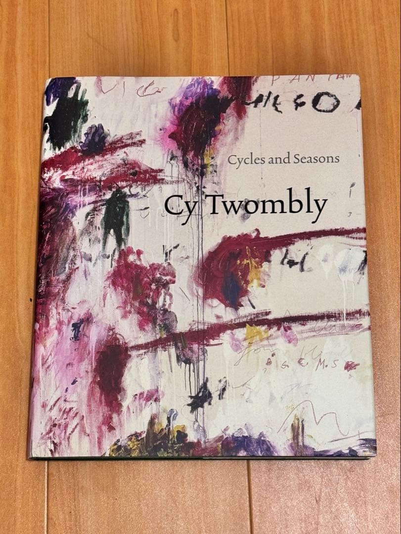 Cy Twombly Cycles and Seasons Hardcover Art Book 80s Collection