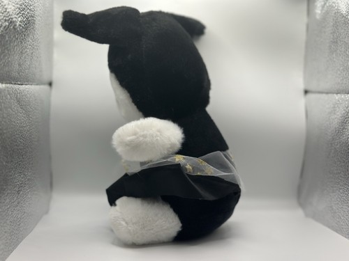 Sanrio Kuromi Plush 8” Black White Gothic Lolita Dress - Picture 4 of 5