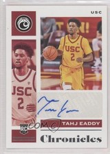 2021 Panini Chronicles Draft Picks Rookie Signatures Tahj Eaddy #CR-TEA Auto 0l2