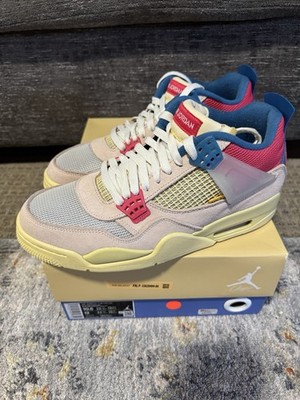 Size 10.5 - Jordan 4 Retro x Union LA Mid Guava Ice Og Box FAST SHIPPING