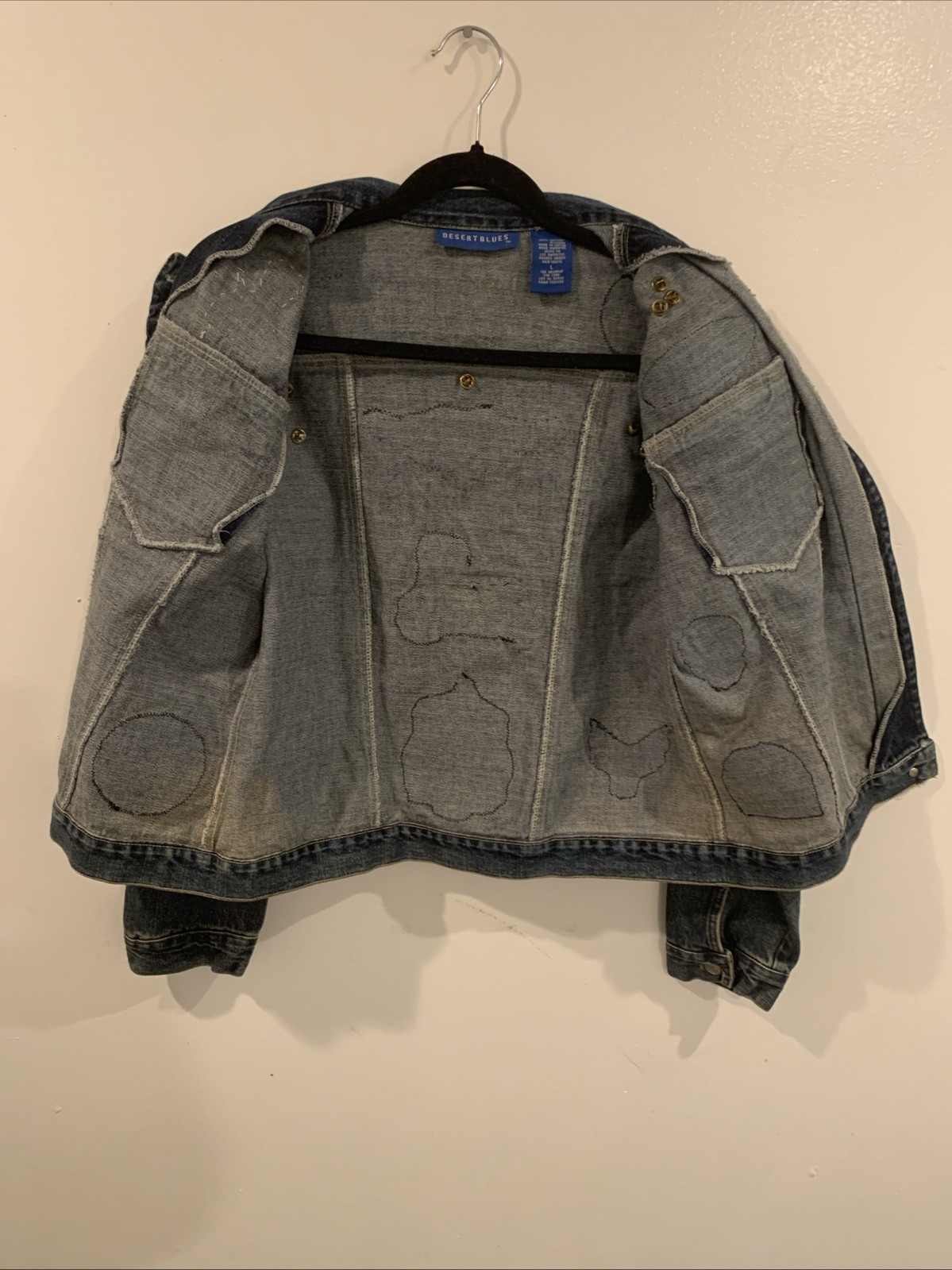 Customized Denim Jacket Biker Patch Pins Harley D… - image 11