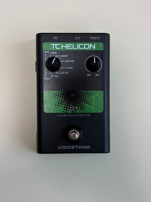 [Neuwertig] TC HELICON VoiceTone D1 Vocal Double Detune Effektpedal - aus JAPAN