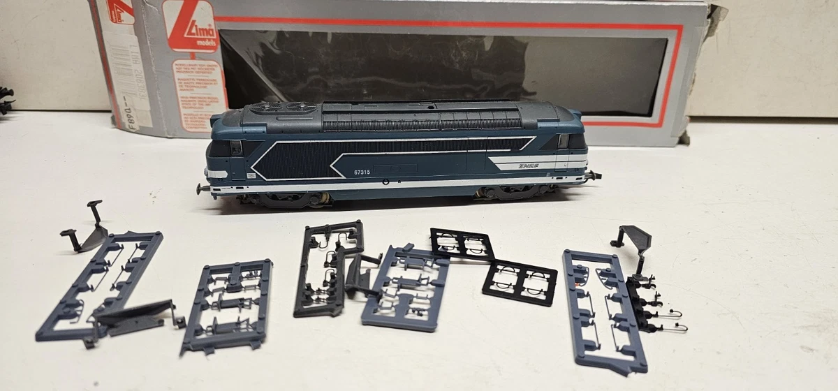 Locomotive BB 67376 - LIMA - HO - Réf L208578-Alimentation DIGITAL2 Rails - Jeux & Jouets