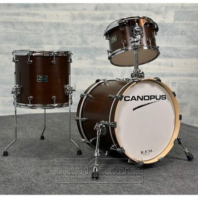Canopus RFM 3pc Jazz Drum Set Bitter Brown Oil