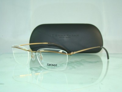 DONNA KARAN DKNY 6237 28 HALF RIM EYEGLASSES FRAMES Optical SIZE 53