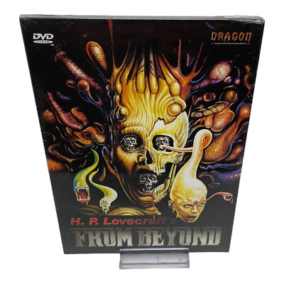 RARE- H P LOVECRAFT'S FROM BEYOND DVD  Stuart Gordon Jeffrey Combs- Region 2 NEW