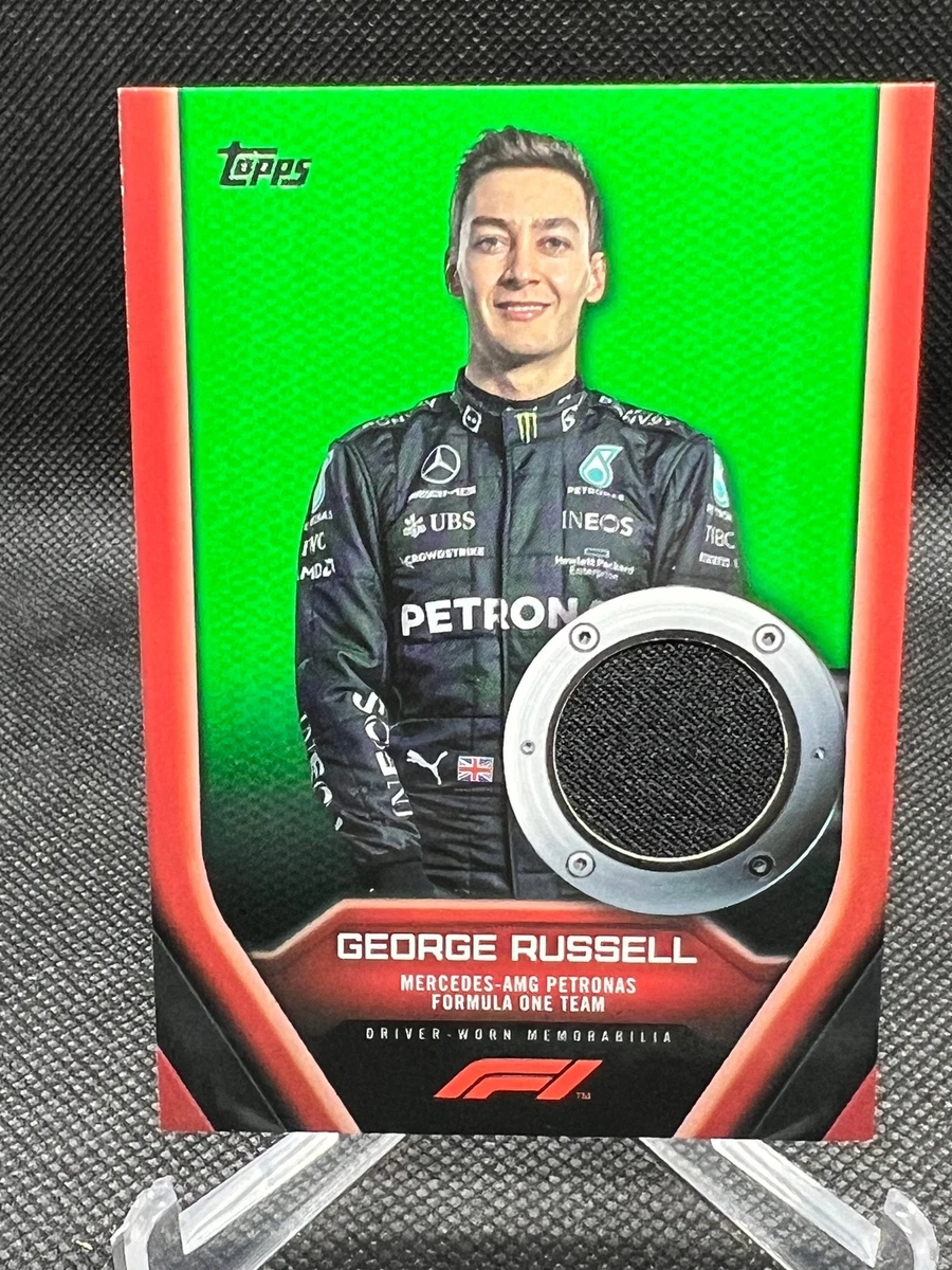 GEORGE RUSSELL 2022 Topps Formula 1 Hobby Relic GREEN PARALLEL 10/75  MERCEDES