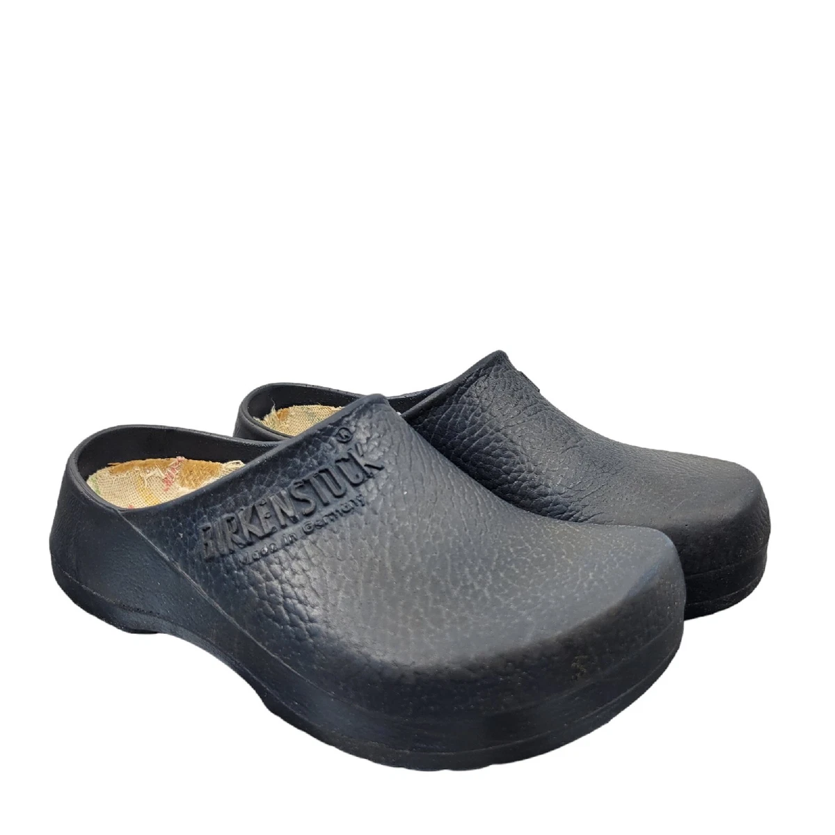 Birkenstock Super Birki Dark Blue Garden Clogs Sz 4 eBay