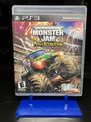 Monster Jam Path of Destruction - PS3 PlayStation 3 Complete In Box CIB