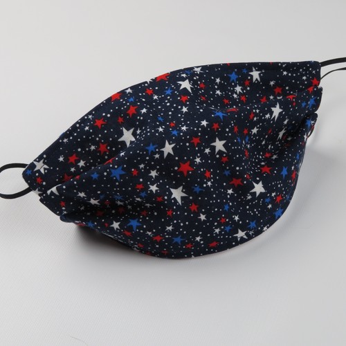 Reversible FACE MASK Triple Layer built-in filter reusable Handmade USA - Picture 4 of 27